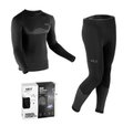 Nils Funktionsunterwäsche-Set Magnus (Langarmshirt und lange Hose) schwarz Herren