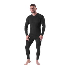 Nils Funktionsunterwäsche-Set Ragnar (Langarmshirt und lange Hose) schwarz Herren
