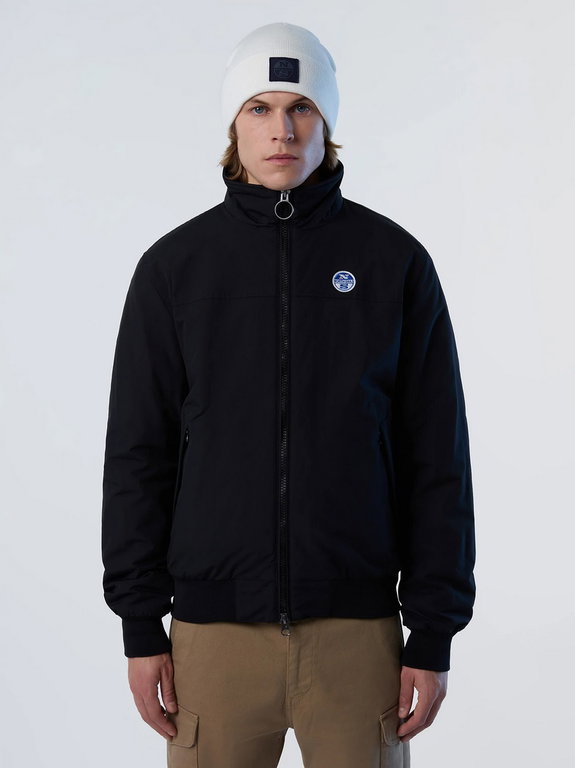 North Sails Übergangsjacke Sailor Jacket (Stehkragen, wasserdicht, winddicht) schwarz Herren