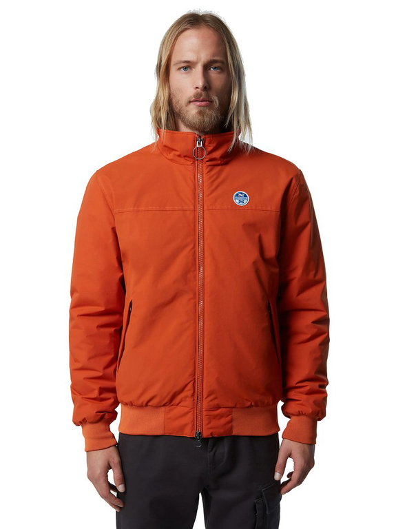 North Sails Transition Jacket Sailor Jacket (Stand-up collar, waterproof, windproof) flame red/orange Men