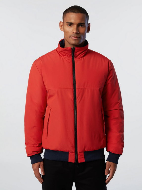 North Sails Übergangs-Wendejacke Sailor Reversible (Sorona®-Ripstop, winddicht, wasserabweisend) rot/dunkelblau Herren