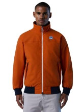 North Sails Übergangsjacke Original Sailor (Stehkragen, wasserabweisend) orange Herren