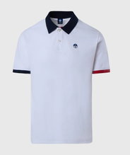 North Sails Freizeit-Polo (Baumwolle) weiss Herren