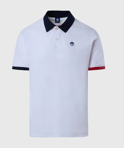 North Sails Freizeit-Polo (Baumwolle) weiss Herren