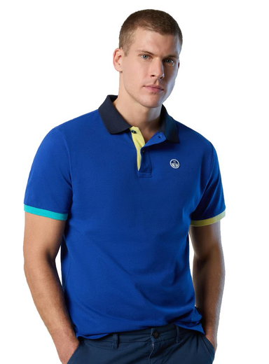 North Sails Casual Polo (Cotton) Royal Blue Men
