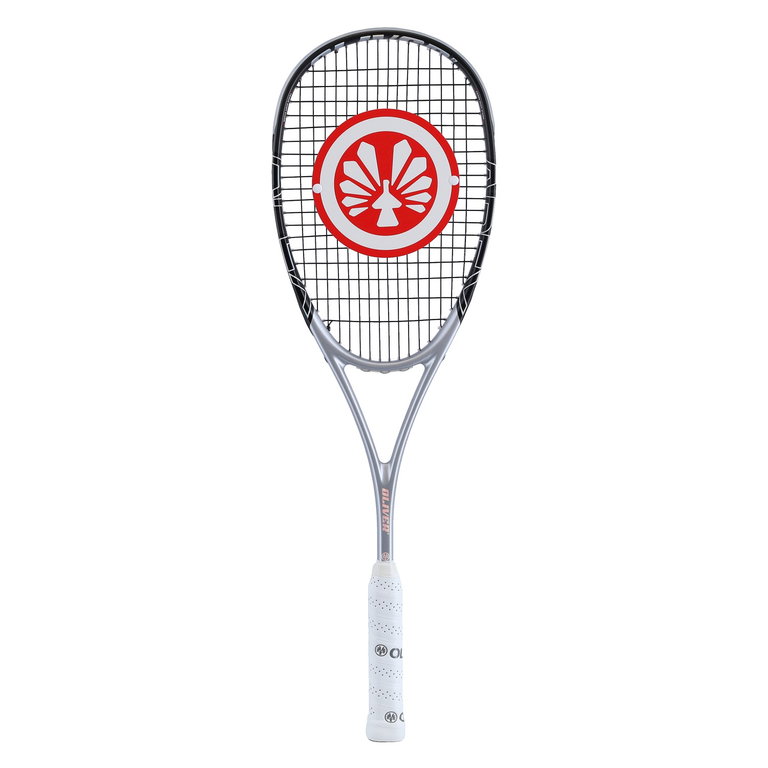 OLIVER Squash Racket Apex 420 Champion Edition (110g/light head-heavy) silver - strung -
