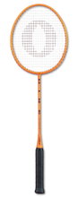 OLIVER Badmintonschläger Hire Graphite (Schulsport, Freizeit, Sportcenter) orange - besaitet -