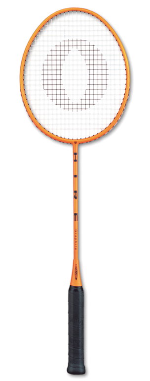OLIVER Badmintonschläger Hire Graphite (Schulsport, Freizeit, Sportcenter) orange - besaitet -