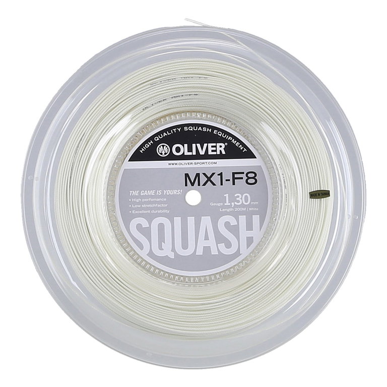 Oliver Squashsaite MX1 F8 weiss 200m Rolle
