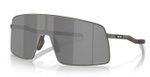 Oakley Sonnenbrille Sutro ti (Glasfarbe: Prizm sapphire) gunmetal grau matt - 1 Brille mit Hartschalenetui