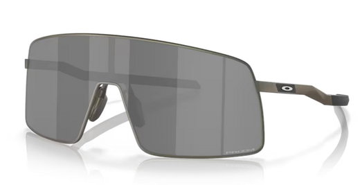 Oakley Sutro ti sunglasses (lens colour: Prizm sapphire) gunmetal grey matte - 1 pair of glasses with hard case