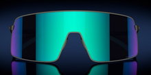 Oakley Sonnenbrille Sutro ti (Glasfarbe: Prizm sapphire) Satin lead - 1 Brille mit Hartschalenetui