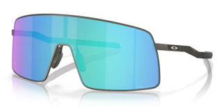 Oakley Sonnenbrille Sutro ti (Glasfarbe: Prizm sapphire) Satin lead - 1 Brille mit Hartschalenetui