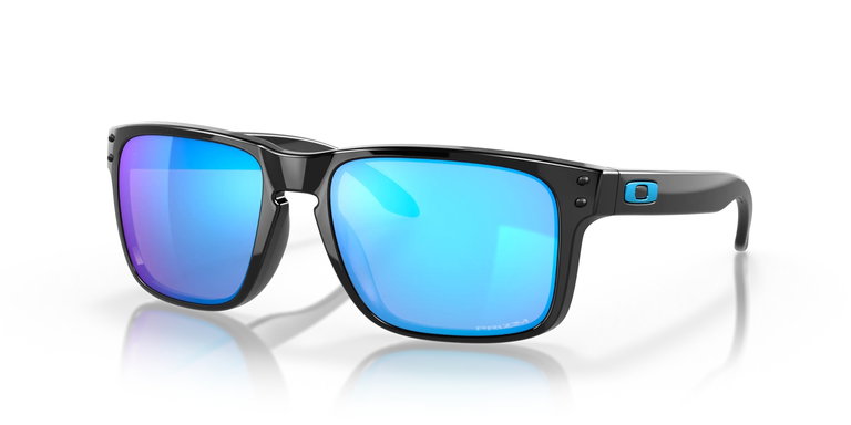 Oakley Sonnenbrille Holbrook (Glasfarbe: Prizm sapphire) schwarz glänzend - 1 Brille