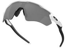 Oakley Sonnenbrille Radar EV Path Polarisiert (Glasfarbe: Prizm black polarized) weiss glänzend - 1 Brille mit Hartschalenetui
