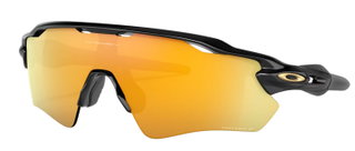 Oakley Sonnenbrille Radar EV Path Polarisiert (Glasfarbe: Prizm 24k polarized) schwarz glänzend - 1 Brille mit Hartschalenetui