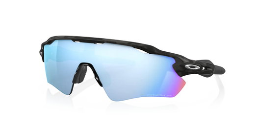 Oakley Sonnenbrille Radar EV Path Polarisiert (Glasfarbe: Prizm deep water polarized) matt schwarz/camo - 1 Brille mit Hartschalenetui