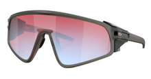 Oakley Latch panel sunglasses (lens colour: Prizm snow sapphire) 2025 smoke grey matte - 1 pair of glasses