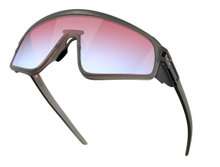 Oakley Latch panel sunglasses (lens colour: Prizm snow sapphire) 2025 smoke grey matte - 1 pair of glasses