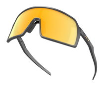 Oakley Sunglasses Sutro S (Lens Colour: Prizm 24k) matte carbon grey - 1 pair of glasses with hard case