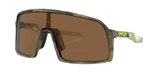 Oakley Sonnenbrille Sutro S (Glasfarbe: Prizm bronze) fern swirl grün - 1 Brille mit Hartschalenetui
