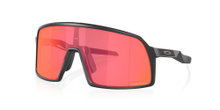 Oakley Sonnenbrille Sutro S (Glasfarbe: Prizm trail torch) schwarz matt - 1 Brille mit Hartschalenetui