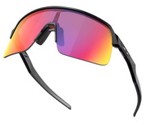 Oakley Sonnenbrille Sutro Lite (Glasfarbe: Prizm road) schwarz matt - 1 Brille mit Hartschalenetui