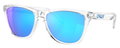 Oakley Sonnenbrille Frogskins (Glasfarbe: Prizm sapphire) transparent kristallklar 9013D0 - 1 Brille