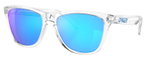 Oakley Sonnenbrille Frogskins (Glasfarbe: Prizm sapphire) transparent kristallklar 9013D0 - 1 Brille