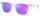Oakley sunglasses Frogskins (lens colour: Prizm violet) transparent glossy/purple 9013H7 - 1 pair of glasses