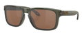 Oakley Holbrook Sunglasses (Lens Colour: Prizm Tungsten) Matte Olive Ink - 1 Pair of Glasses