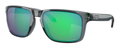 Oakley Sonnenbrille Holbrook XL (Glasfarbe: Prizm jade) kristallschwarz - 1 Brille