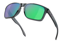 Oakley Sonnenbrille Holbrook XL (Glasfarbe: Prizm jade) kristallschwarz - 1 Brille