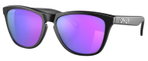 Oakley Sonnenbrille Frogskins (Glasfarbe: Prizm violet) matt schwarz/violett 9013H6 - 1 Brille