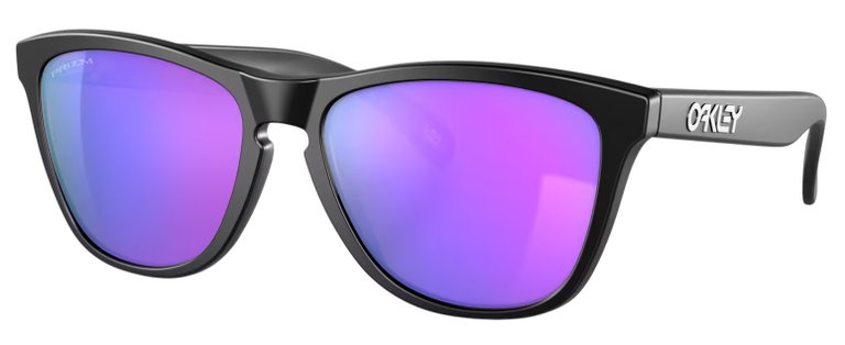 Oakley Sonnenbrille Frogskins (Glasfarbe: Prizm violet) matt schwarz/violett 9013H6 - 1 Brille