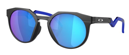 Oakley Sonnenbrille Hstn Polarisiert (Glasfarbe: Prizm sapphire polarized) 924204 schwarz matt - 1 Brille