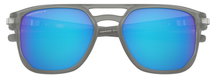 Oakley Sonnenbrille Latch beta Polarisiert (Glasfarbe: Prizm sapphire polarized) matt grau/ink - 1 Brille