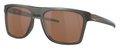Oakley Sonnenbrille Leffingwell (Glasfarbe: Prizm tungsten) matt grau/smoke - 1 Brille
