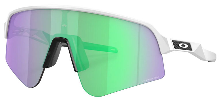 Oakley Sonnenbrille Sutro Lite Sweep (Glasfarbe: Prizm road jade) matt weiss 946504 - 1 Brille mit Hartschalenetui