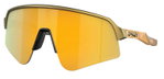 Oakley Sonnenbrille Sutro Lite Sweep (Glasfarbe: Prizm 24k) brass tax gold - 1 Brille mit Hartschalenetui