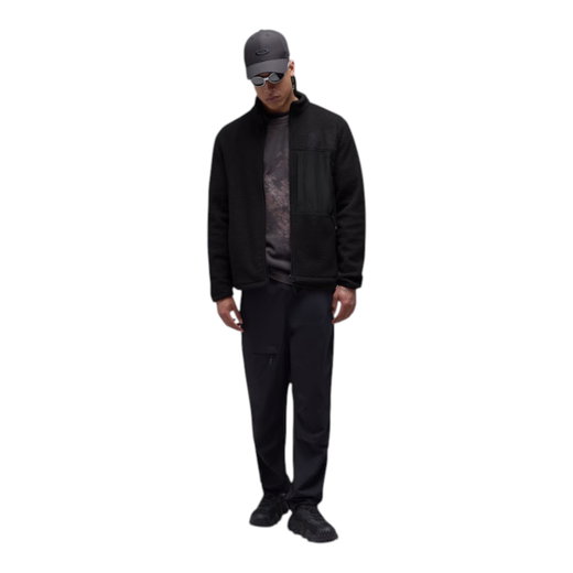 Oakley Strickjacke Snowdrift Mountain Fire Sherpa schwarz Herren
