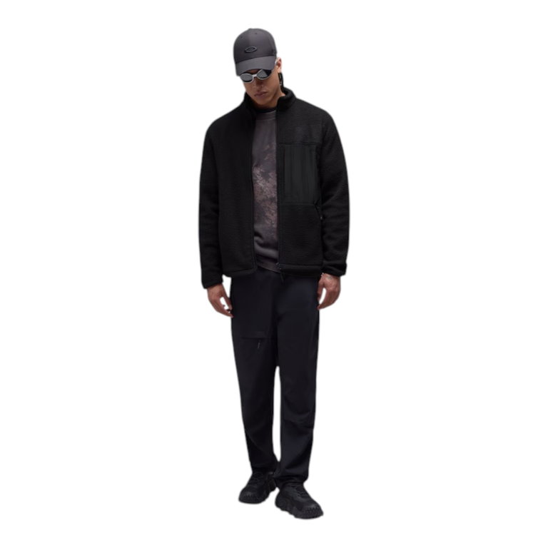 Oakley Strickjacke Snowdrift Mountain Fire Sherpa schwarz Herren