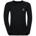 Odlo Langarmshirt Active Warm (warm, weich, Innenseite angeraut) Unterwäsche schwarz Kinder