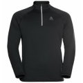 Odlo Fleece-Langarmshirt 1/2 Zip Besso (wärmend, Stretch-Fleece) schwarz Herren
