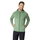 Odlo Fleecejacke Ascent Performance Wool Warm Mid Layer mit Kapuze (Merinowolle) lodengrün Herren
