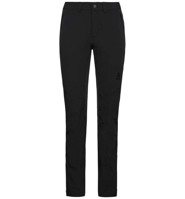 Odlo Wanderhose Ascent Warm Pants (wasserabweisend, ausgezeichnete Bewegungsfreiheit) lang schwarz Damen