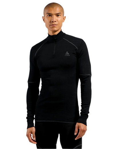 Odlo Langarmshirt Active X-Warm (warm, weich, feuchtigkeitsableitend) Unterwäsche schwarz Herren
