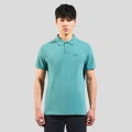 Odlo Wander-/Freizeit Polo Essential Solid (bequeme Passform, Baumwolle/Polyester) arcticblau Herren