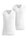 Odlo Funktionsunterwäsche Singlet Active Light mit Ausschnitt weiss Herren - 2er Pack