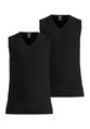 Odlo Active Light Functional Underwear Singlet with Neckline Black Men's - Pack of 2